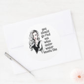 水中のにおい ラウンドシール (封筒)