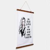 水中のにおい 吊り下げ型タペストリー (傾斜あり)