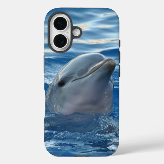 水中のイルカの写真 Case-Mate iPhoneケース (裏面)