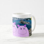 水中のカバ マグ (正面右)