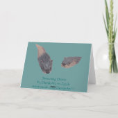 水中のカワウソ 感謝カード (裏面)