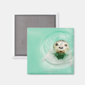 水中のシールポートレート マグネット (正面/裏面)