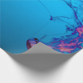 水中のゼリー魚類 ラッピングペーパー (角)