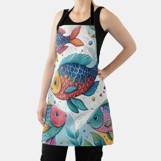 水中のレインボーフィッシュ エプロン (インサイチュ)