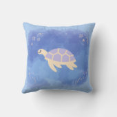 水中の亀 クッション (裏面)