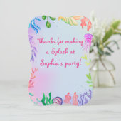 水中の人魚リトル サンキューカード (スタンド正面)