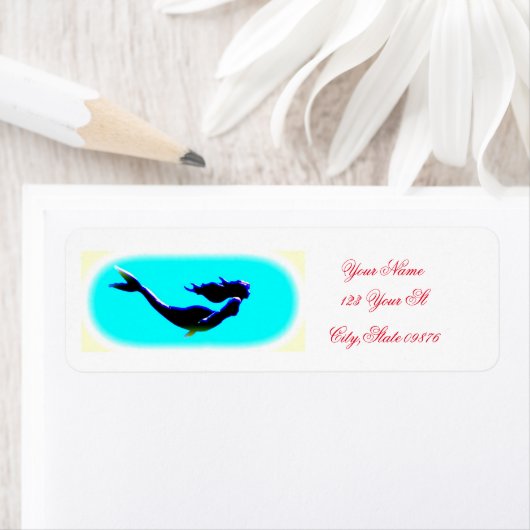 水中の人魚 ラベル (インサイチュ)