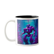 水中の偵察ロボット