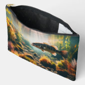 水中の大きな口のベース アクセサリーポーチ (見開き)