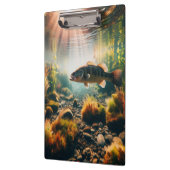 水中の大きな口のベース クリップボード (左)