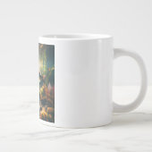 水中の大きな口のベース ジャンボコーヒーマグカップ (右)