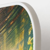 水中の大きな口のベース ピックルボールラケット (左詳細)