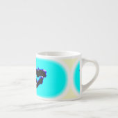 水中の大群の人魚 エスプレッソカップ (右)