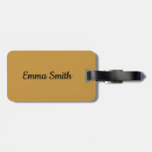 水中の小石 – Personalizable ラゲッジタグ (裏面横)