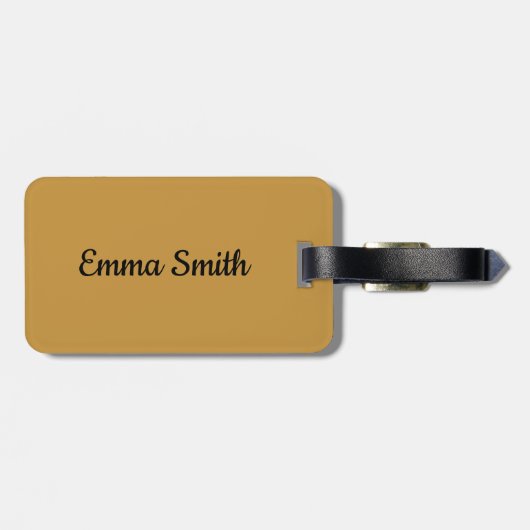 水中の小石 – Personalizable ラゲッジタグ (裏面横)