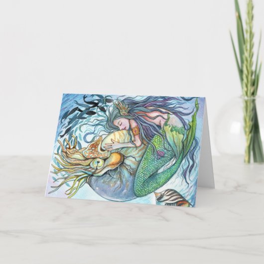 水中の愛 カード (正面)