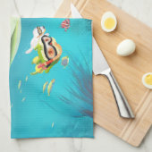 水中の愛 キッチンタオル (四つ折り)