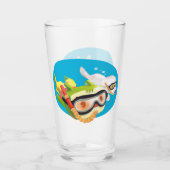 水中の愛 タンブラーグラス (正面)