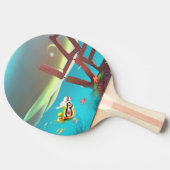 水中の愛 卓球ラケット (横)