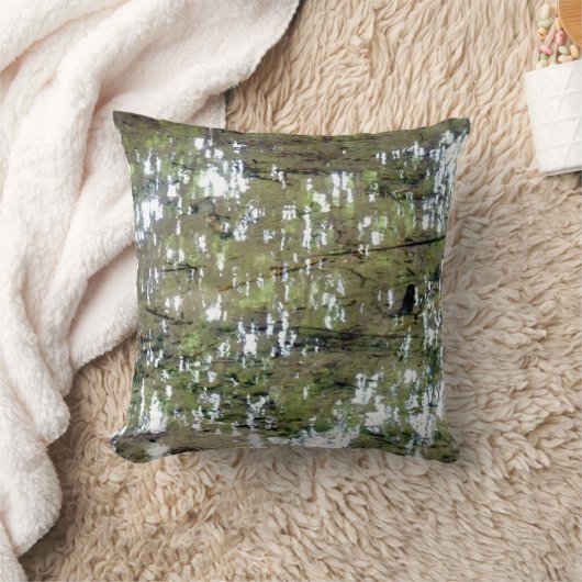 水中の木の反射 クッション (ブランケット)