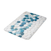 水中の模造小石道 バスマット (アングル)