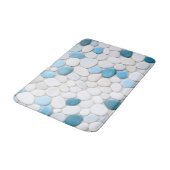 水中の模造小石道 バスマット (アングル)