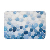 水中の模造小石道 バスマット (正面)