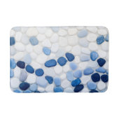 水中の模造小石道 バスマット (正面)