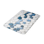 水中の模造小石道 バスマット (アングル)