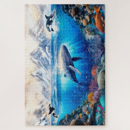 水中の水彩風景 ジグソーパズル