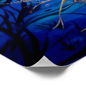 水中の海のライフシー絵画シーン ポスター (角)