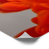 水中の液体インク ポスター (角)