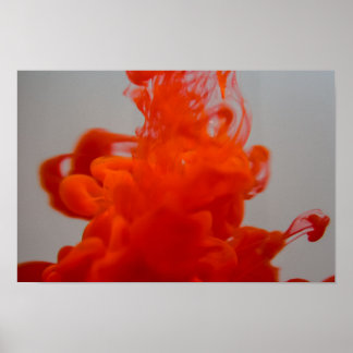 水中の液体インク ポスター