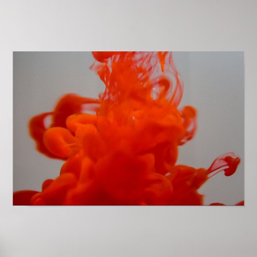 水中の液体インク ポスター (正面)