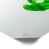 水中の液体インク ポスター (角)