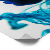 水中の液体インク ポスター (角)