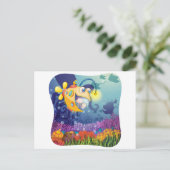 水中の潜水艦の子供たち ポストカード (スタンド正面)