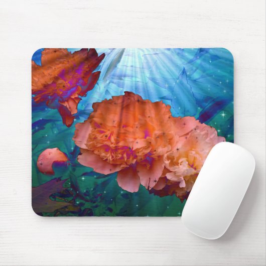 水中の牡丹 マウスパッド (マウス)