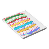 水中の生き物の生存 ノートパッド (アングル)