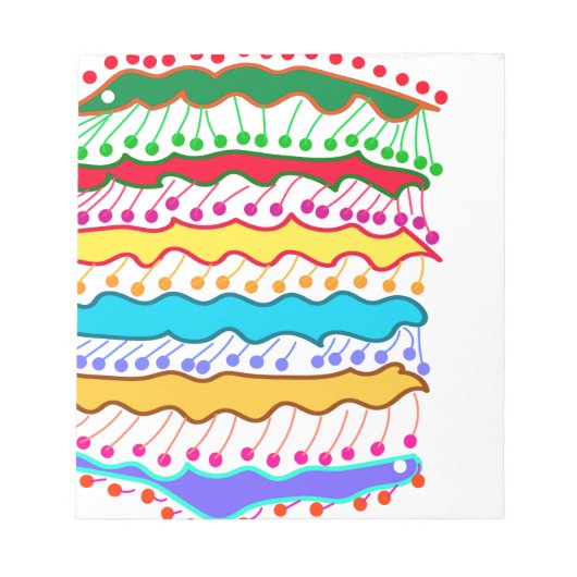 水中の生き物の生存 ノートパッド (正面)