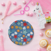 水中の生活パターン ペーパープレート (パーティー)