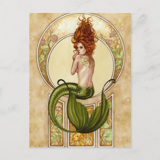 水中の秘密 ポストカード (正面)