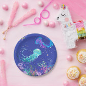 水中の素晴らしいクラゲ ペーパープレート (パーティー)