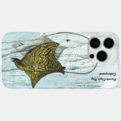 水中の美しい手色彩の鮮やか華美イーグル線 Case-Mate iPhoneケース (裏面 (横))