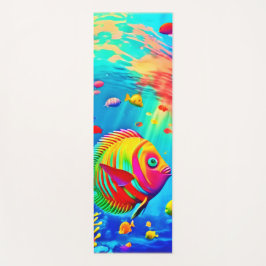 水中の色の世界 ヨガマット