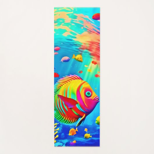 水中の色の世界 ヨガマット (正面)