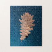 水中の葉 –  ジグソーパズル (縦)