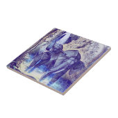 水中の象 タイル (側面)