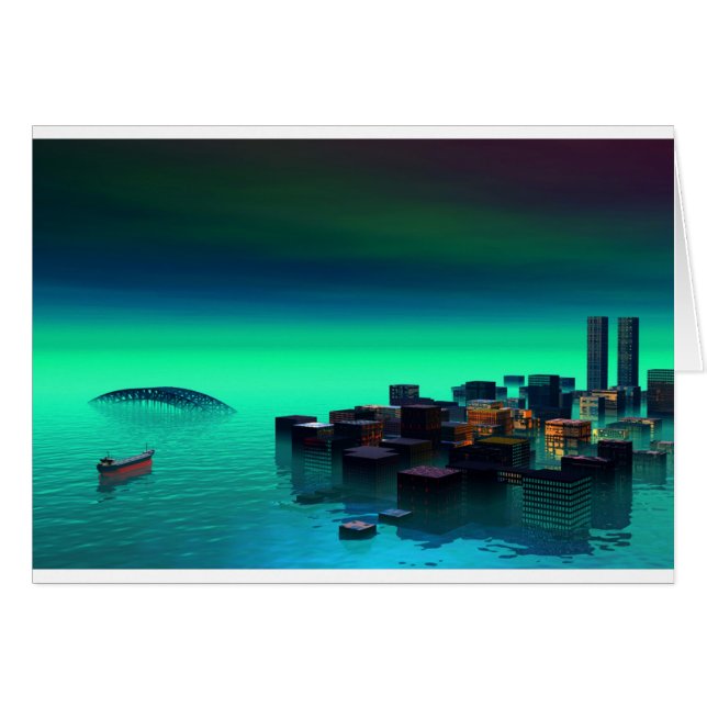 水中の都市 (正面横)