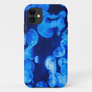 水中の青クラゲ iPhone 11 ケース